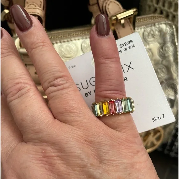 ✨Multi Color Stone Ring Size 7✨NWT - Picture 6 of 7